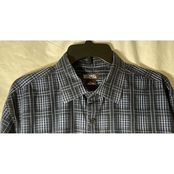 Michael Kors Button Down Long Sleeve Men's‎ Shirt - Size XL - Picture 3 of 7